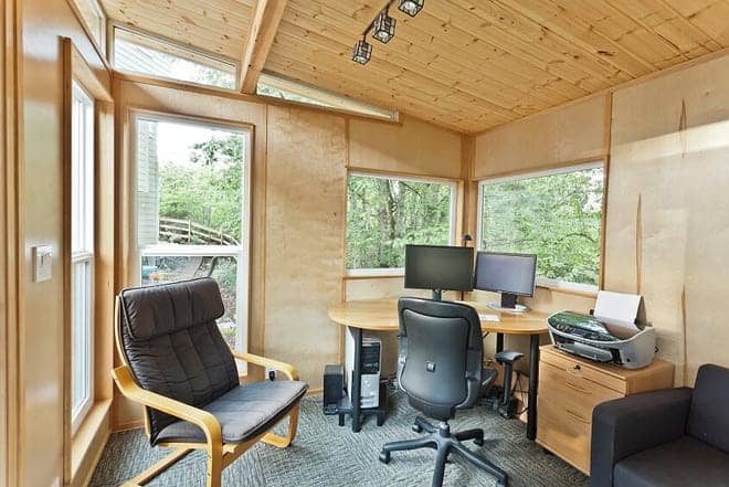 Americans converting backyard sheds into home offices