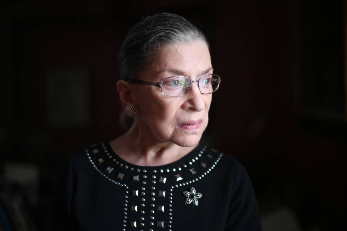 Family, friends and colleagues pay last respect to Justice Ginsburg