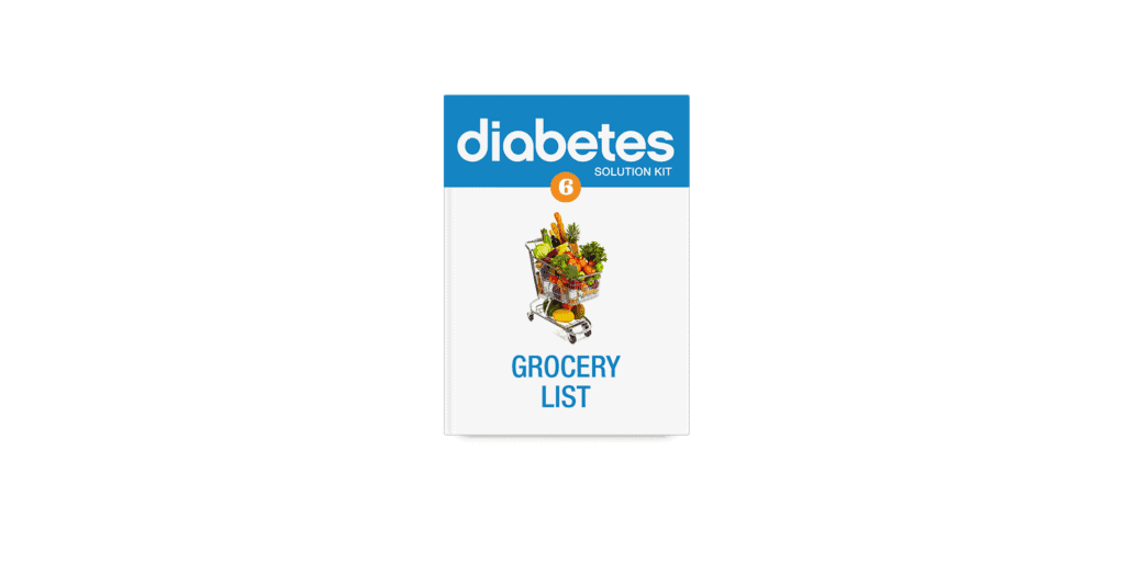 The Diabetes solution kit grocery list