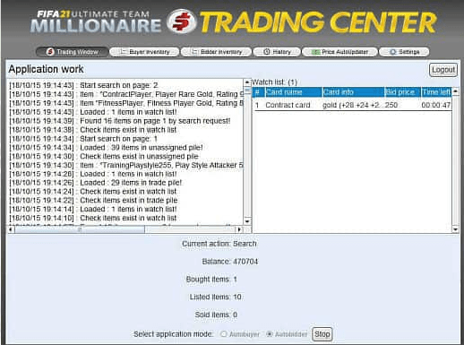 FUT Millionaire Trading Center Review-auto buyer