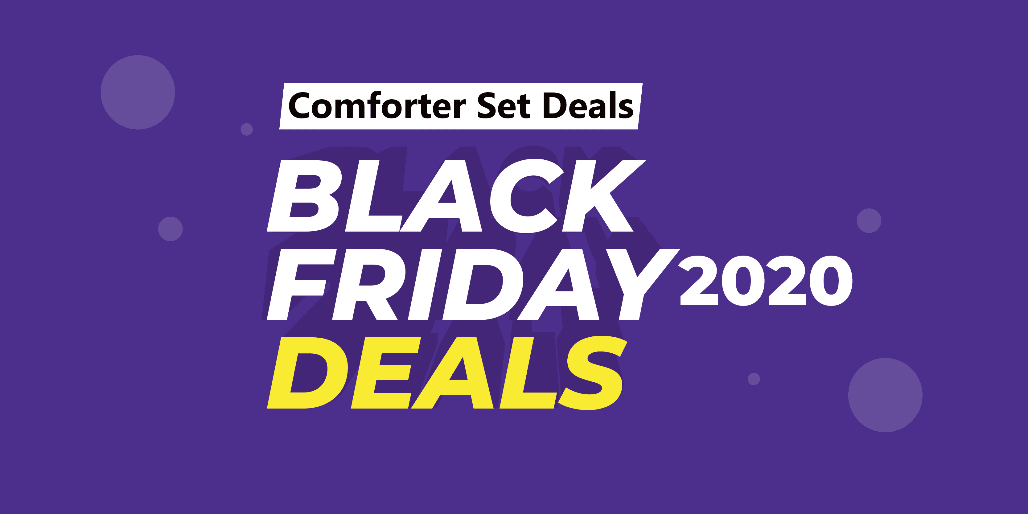 Comforter Set Black Friday Deals (2020) On Amazon