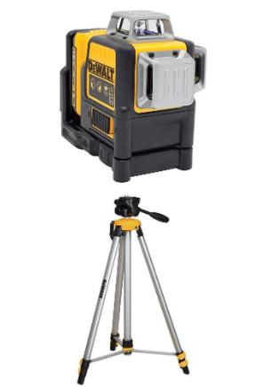 DEWALT DW089LG  Green Beam Battery with DW0881T Laser Tripod