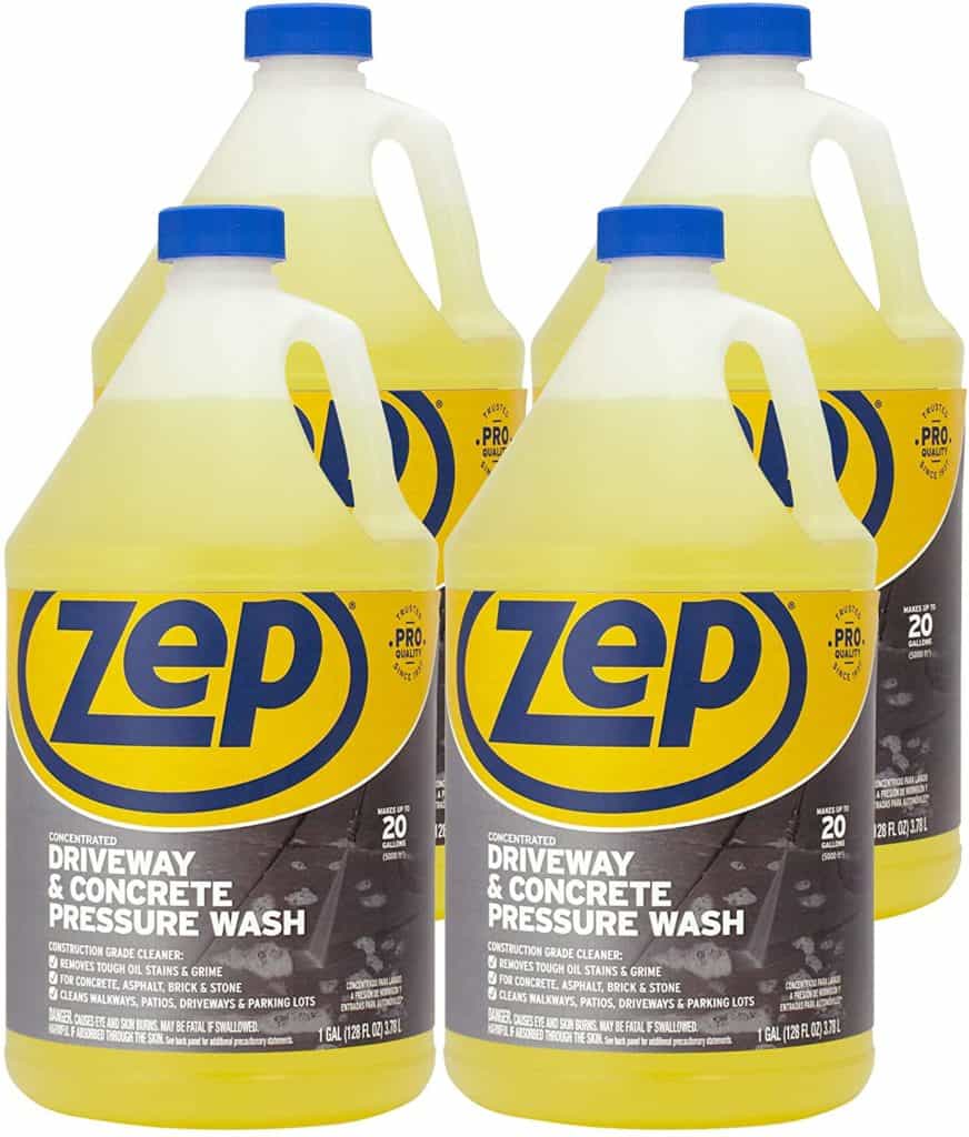 Zep Driveway and Concrete Pressure wash cleaner