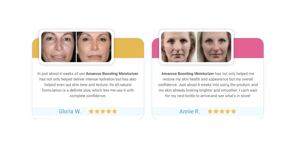 Amarose Boosting Moisturizer  customer Reviews