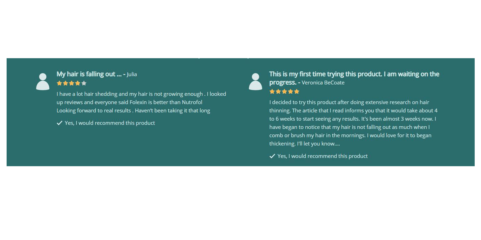 Folexin customer Reviews