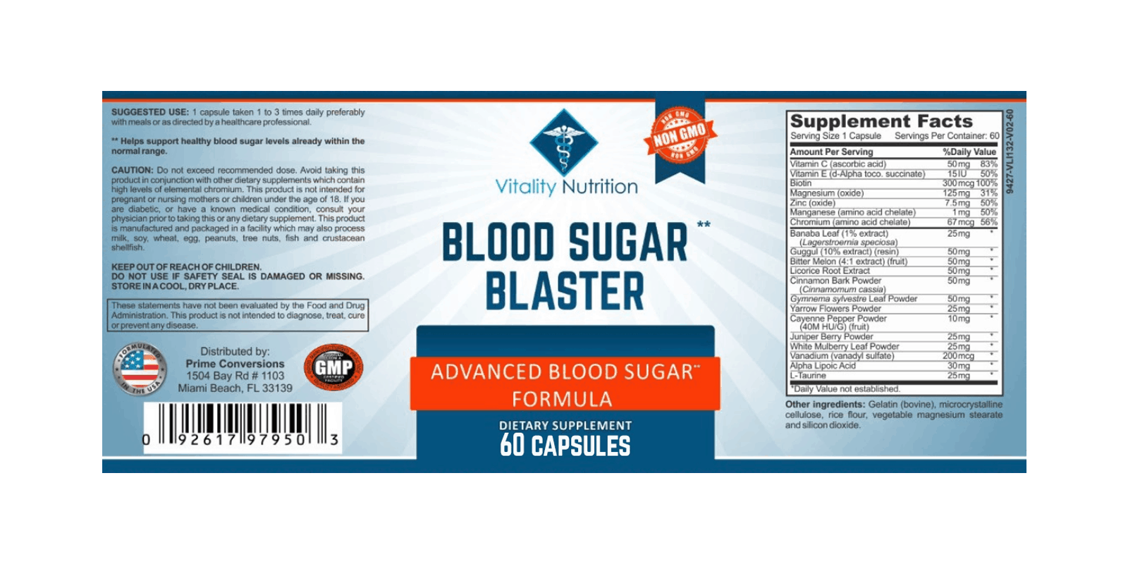 Blood Sugar Blaster Dosage