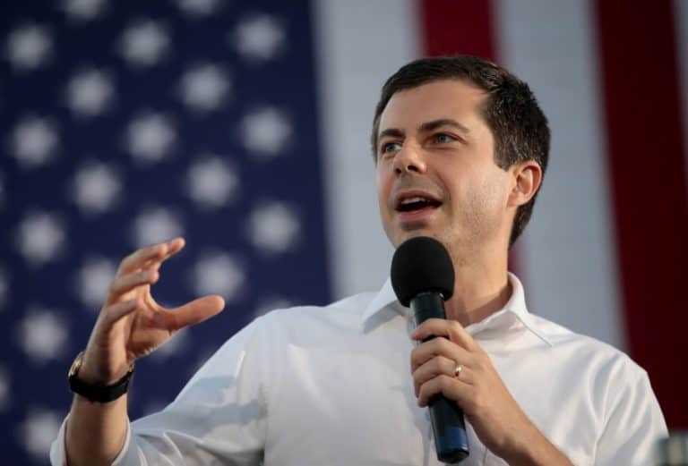 Buttigieg Made History When Sworn In By Kamala Harris