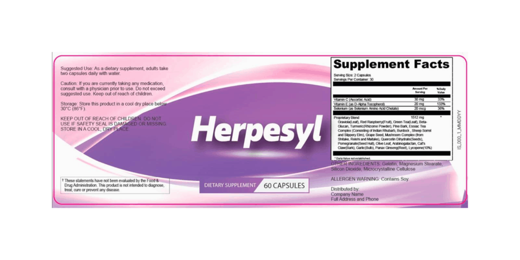 Herpesyl dosage