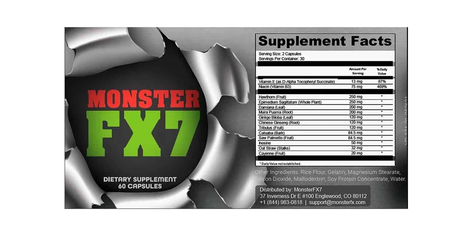 MonsterFX7 Dosage