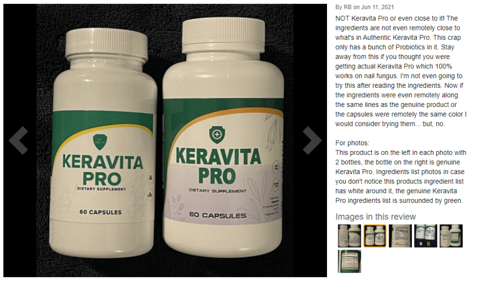 keravita pro review fake amazon