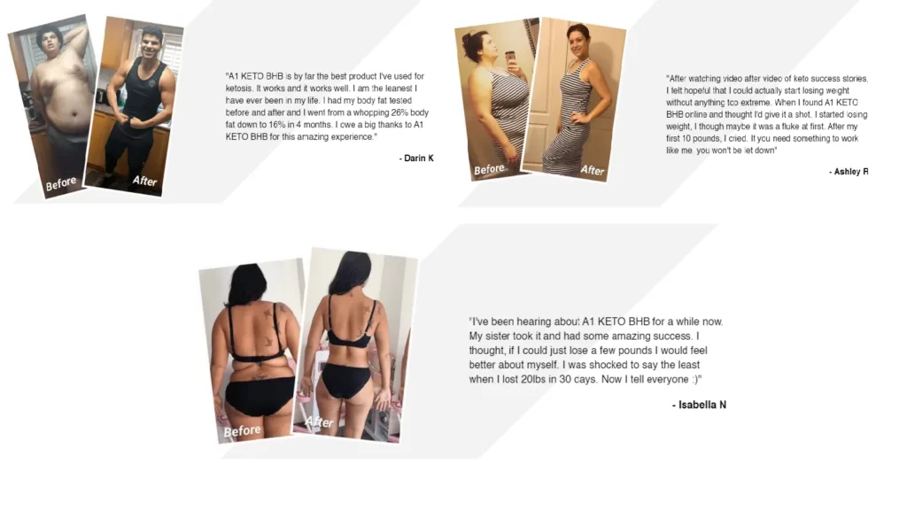 A1 Keto BHB Customer Reviews