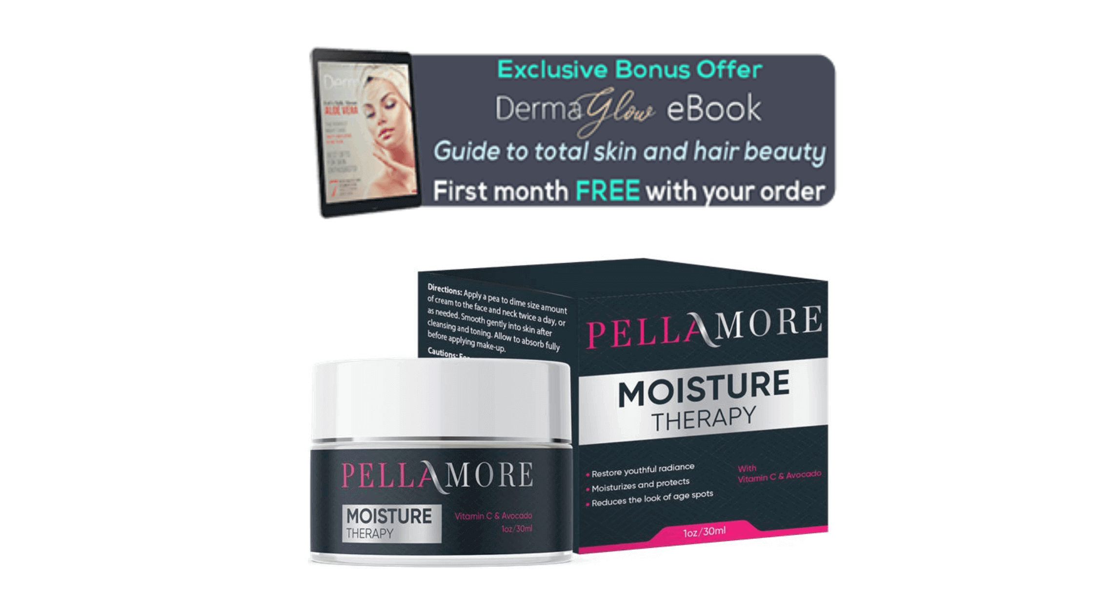 Pellamore Moisture Therapy Bonus-DermaGlow eBook