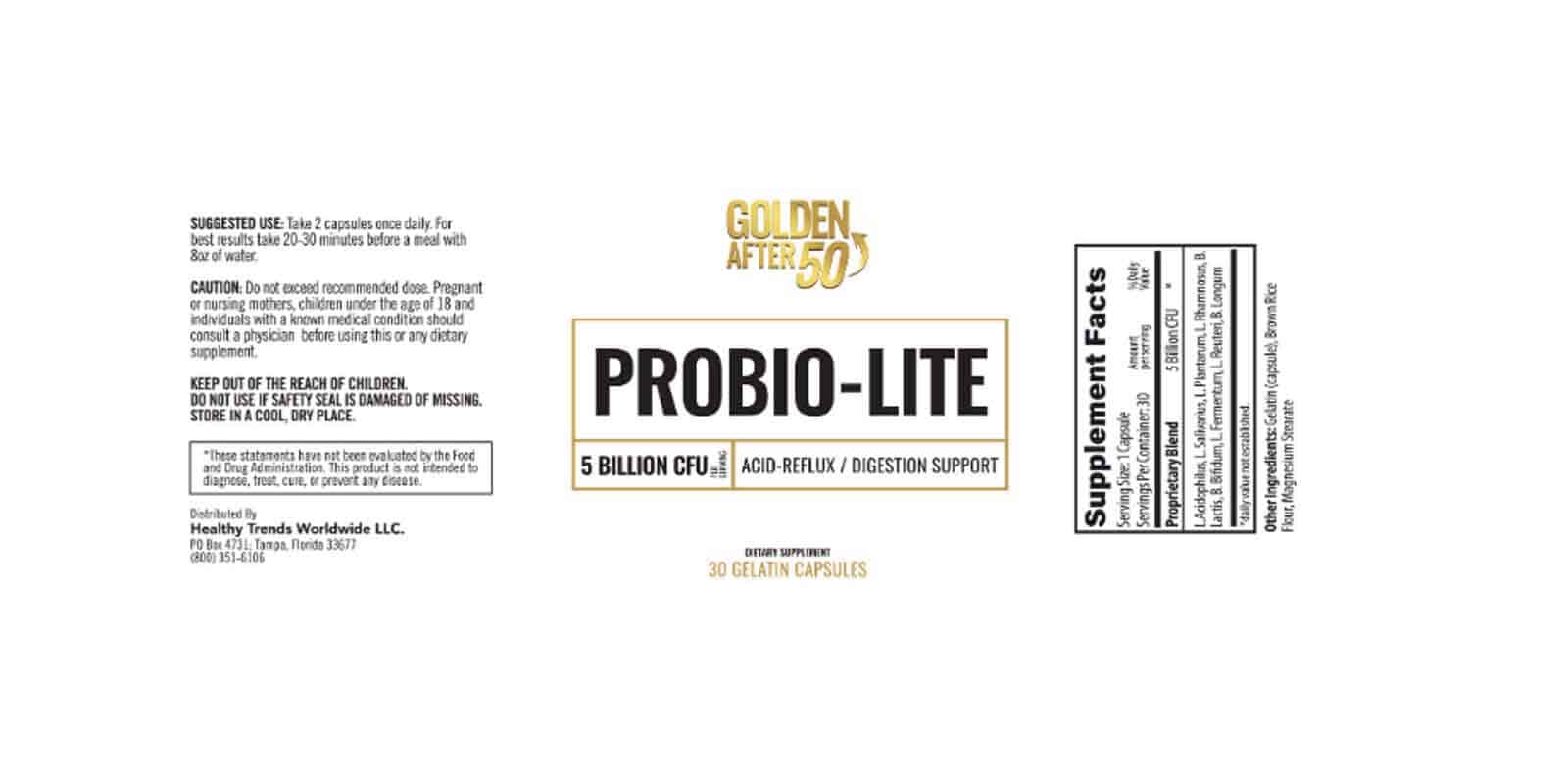 Probio Lite Dosage