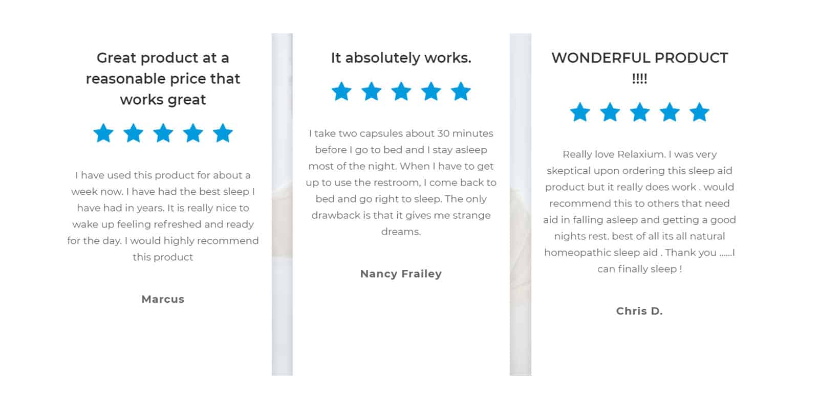 Relaxium Sleep Customer Reviews