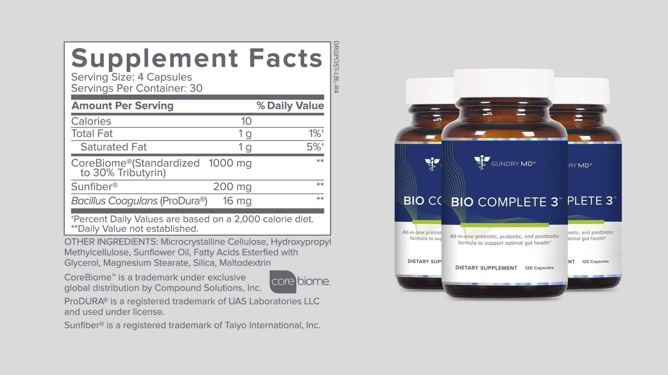 Bio Complete 3 Dosage