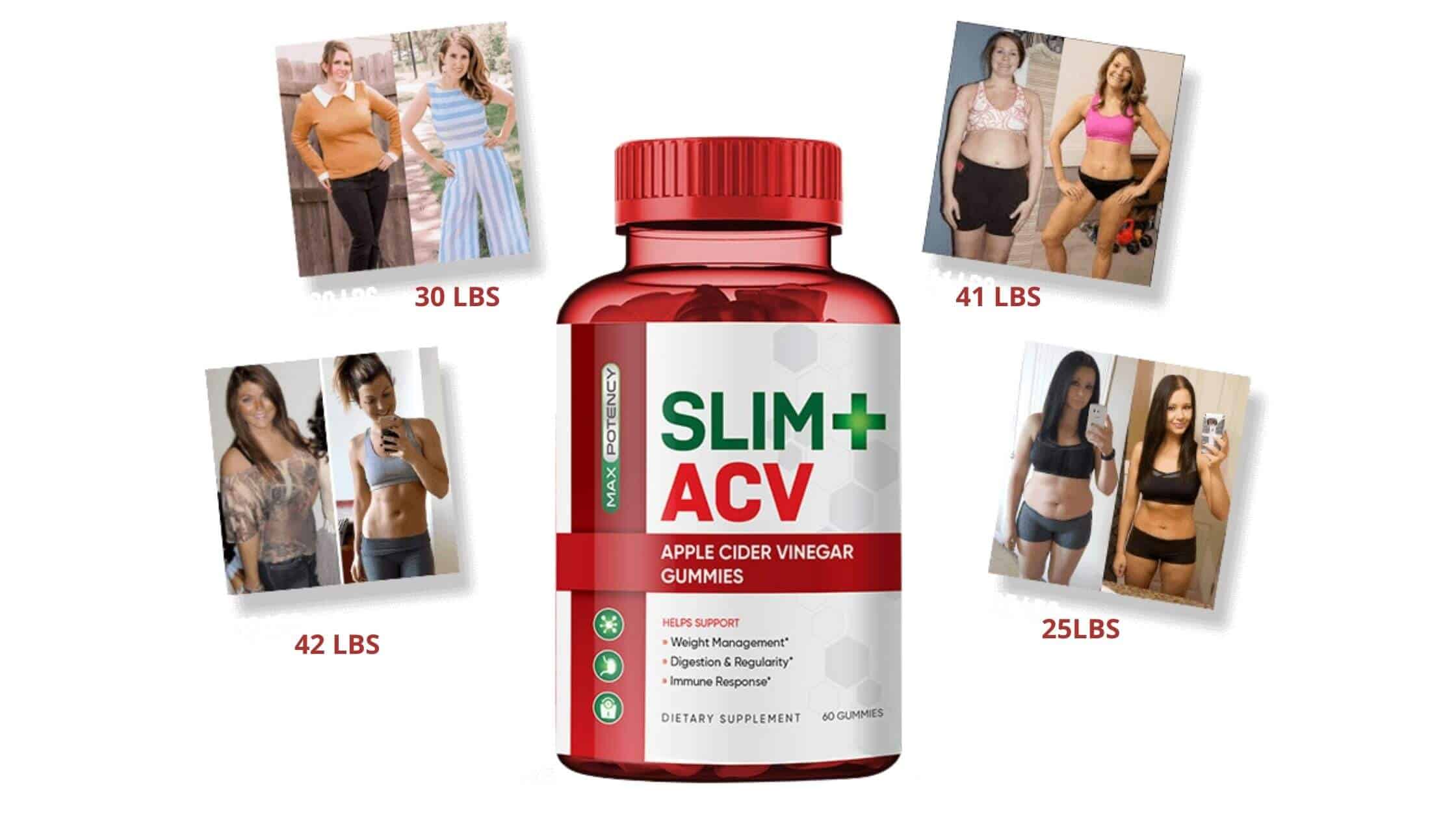 SLIM+ ACV Gummies Result