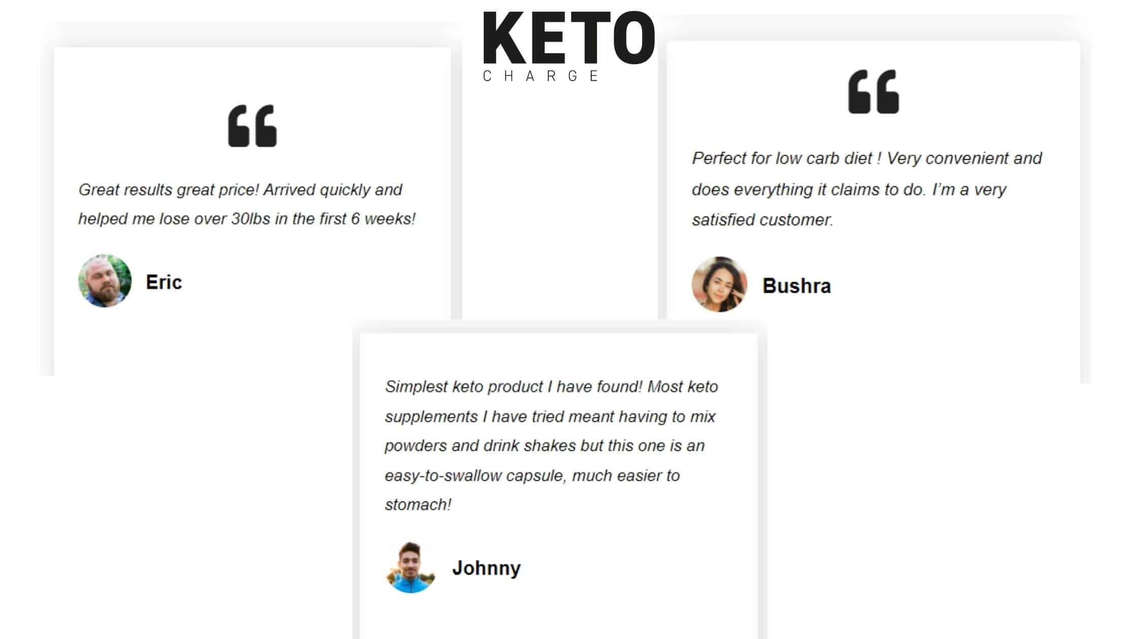Keto Charge Customer Reviews