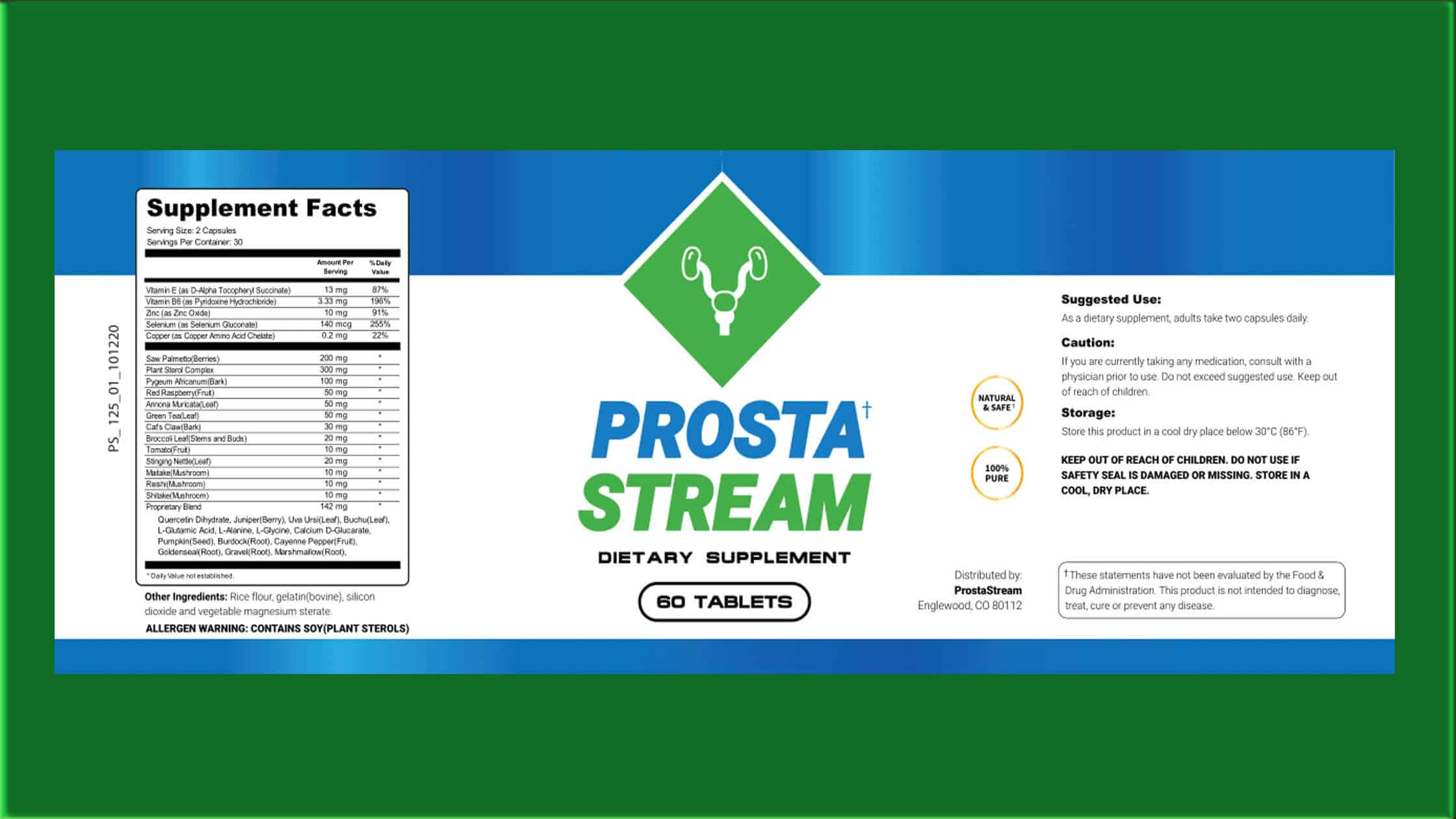 Prostastream Dosage