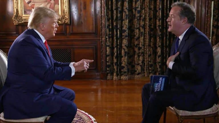 Storming Out Of Piers Morgan Interview, Trump Claims, It’s Untrue!!!