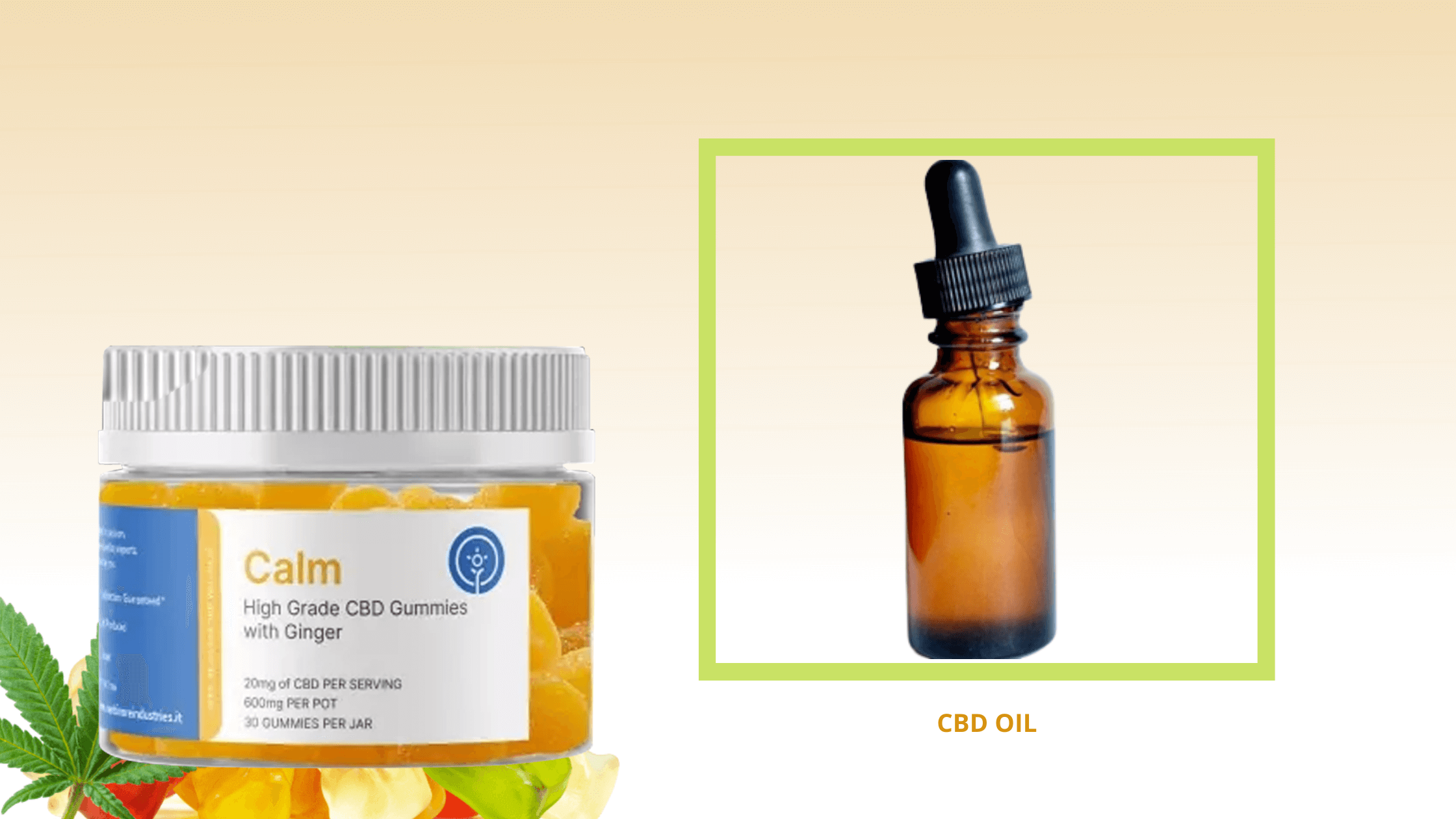 Calm High Grade CBD Gummies ingredient