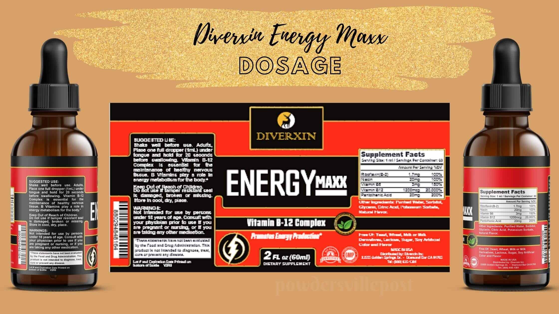 Diverxin Energy Maxx Dosage