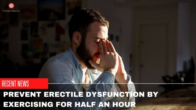 Prevent Erectile Dysfunction By Exercising For Half An Hour