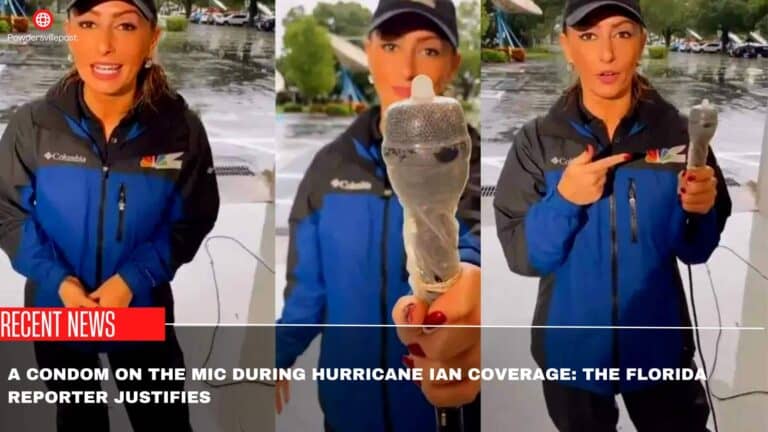 A Condom On The Mic During Hurricane Ian Coverage: The Florida Reporter Justifies