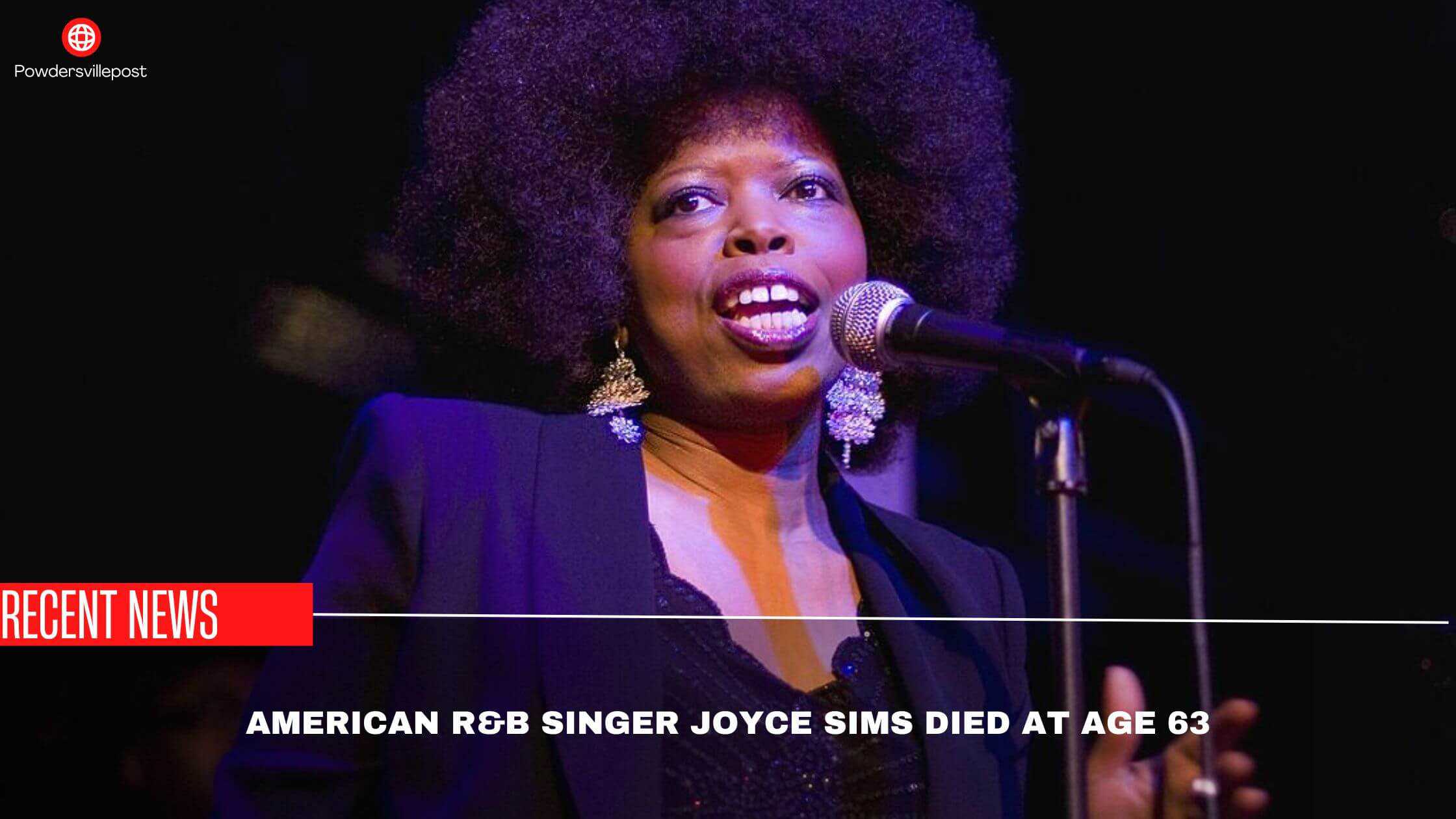 American R&B Singer Joyce Sims Died At Age 63