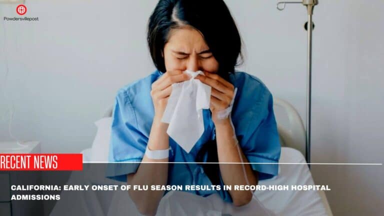 California: Early Onset Of Flu Season Results In Record-High Hospital Admissions