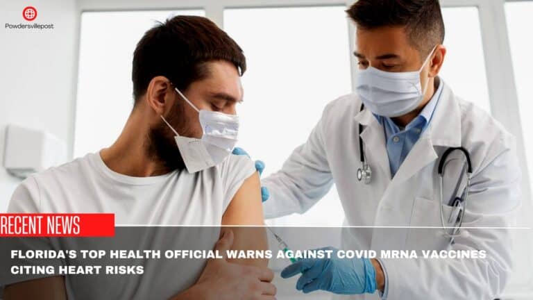 Florida’s Top Health Official Warns Against Covid mRNA Vaccines Citing Heart Risks