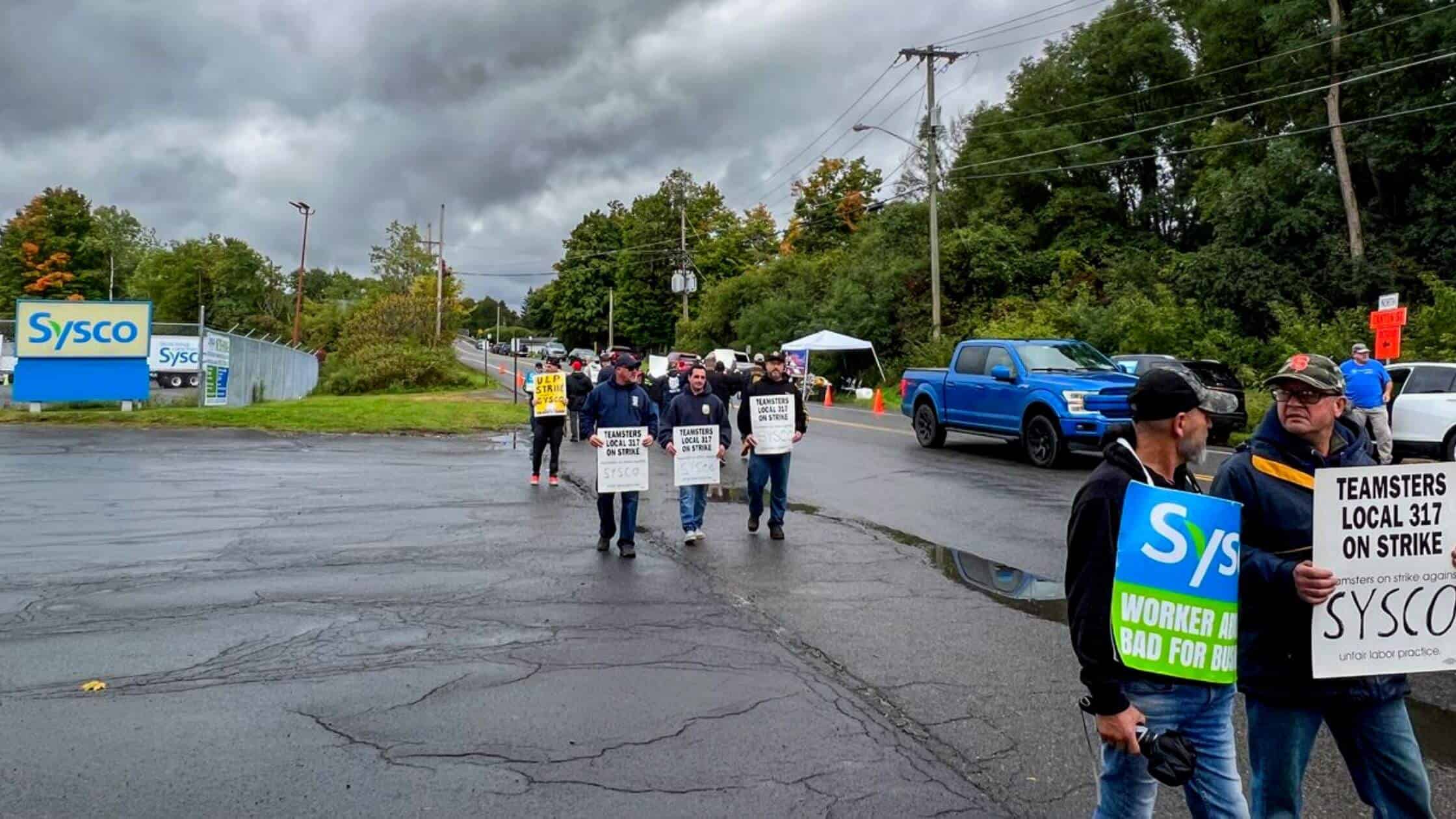 Syracuse Start Strike Against National Food Distributor Sysco- Now It Is Spreading