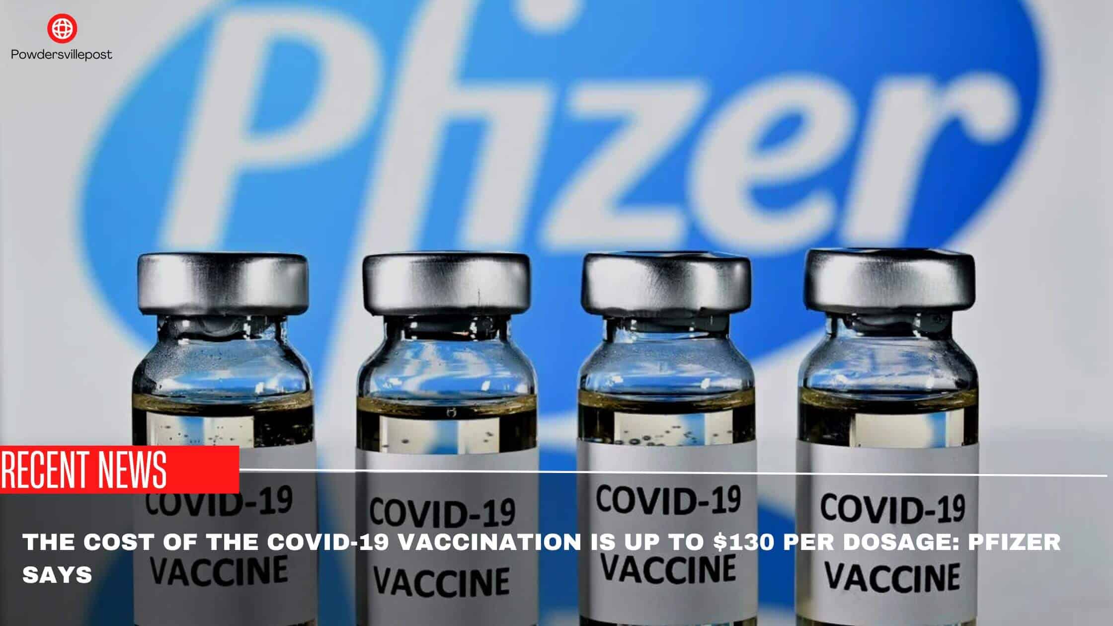 The Cost Of The Covid-19 Vaccination Is Up To $130 Per Dosage Pfizer Says