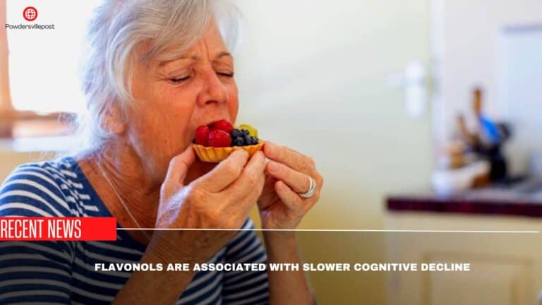 Flavonols Are Associated With Slower Cognitive Decline