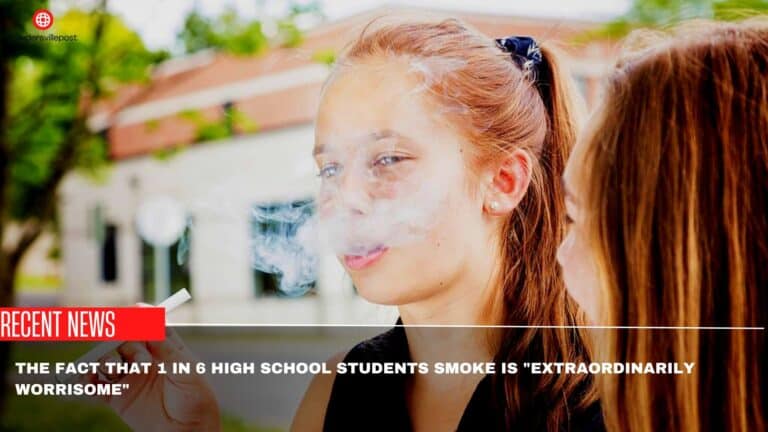 The Fact That 1 In 6 High School Students Smoke Is “Extraordinarily Worrisome”